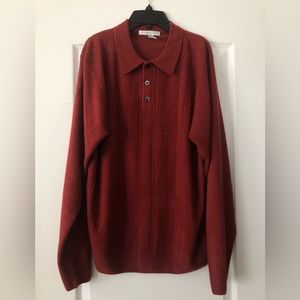 Geoffrey Beene Men’s Button Up Sweater